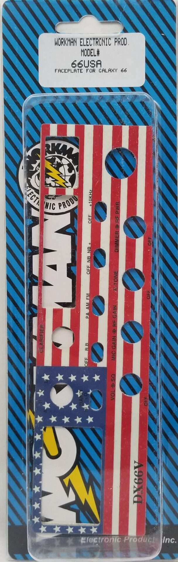 TWINPOINT - 66USA AMERICAN FLAG STICK ON FACE PLATE FOR DX66V