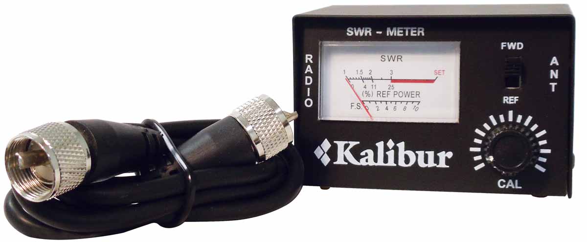 ACCESSORIES UNLIMITED - 10 WATT MINI SWR METER WITH 3 FOOT COAX CABLE WITH PL259 CONNECTORS ON EACH END