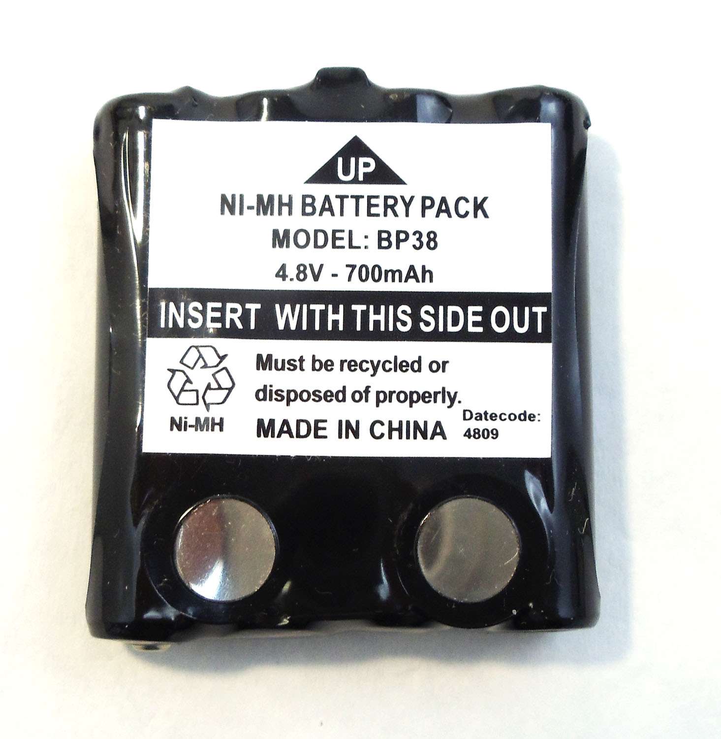 UNIDEN BP38 7.2V, 700MAH REPLACEMENT BATTERY PACK FOR GMRS380