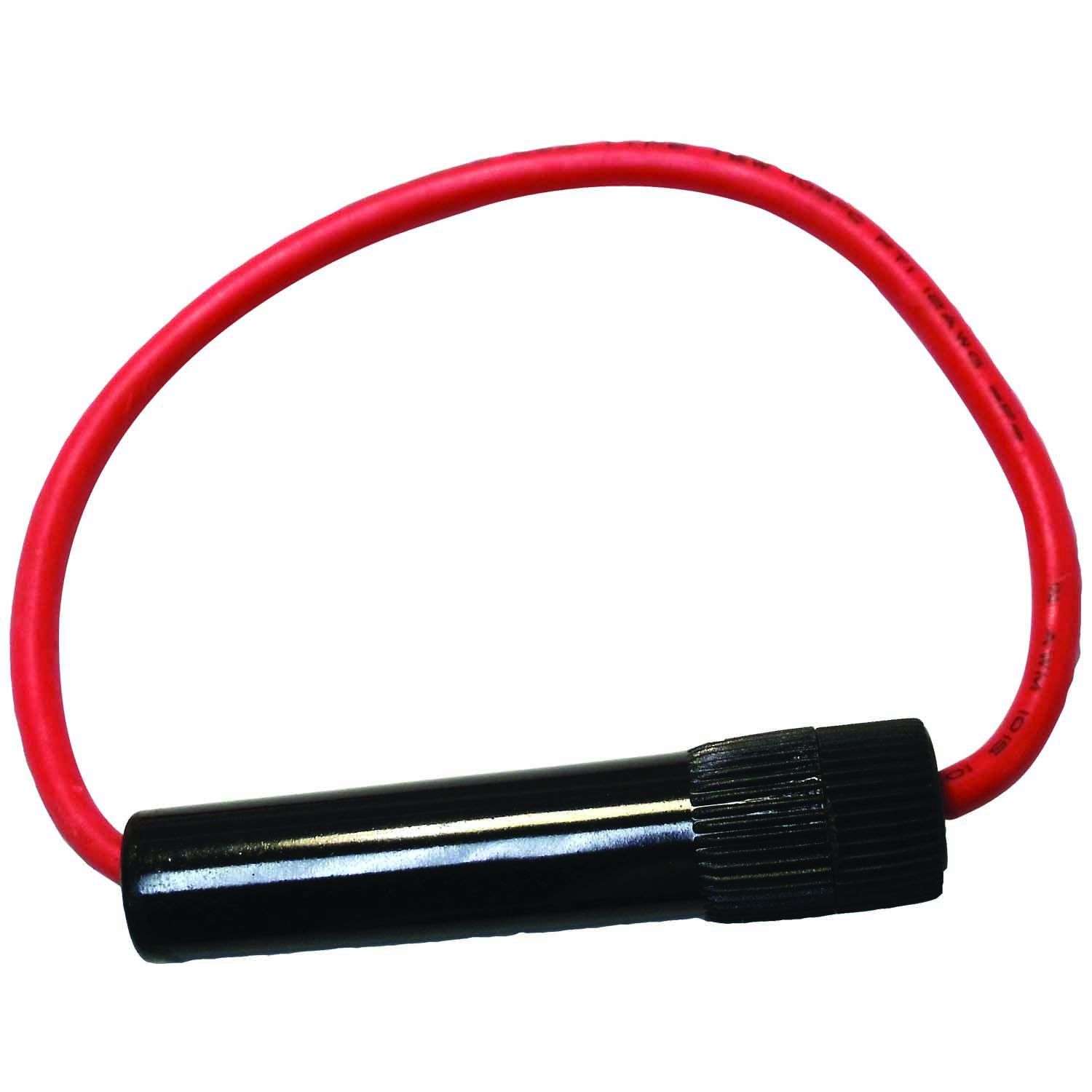 MARMAT - FH12 12GA BAKELITE INLINE FUSE HOLDER (PACKAGED)