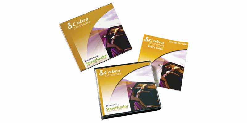 COBRA GPS SOLUTIONS SOFTWARE-4 CD W/CASE