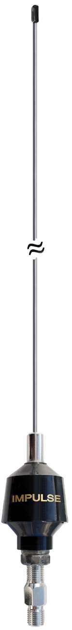 ACCESSORIES UNLIMITED - 40 INCH TWIST-N TUNE CB ANTENNA WITH 3/8"X24" THREADED BASE