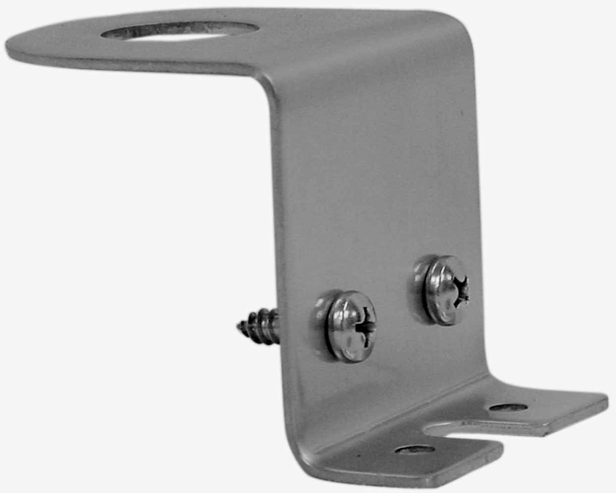 STAINLESS STEEL FENDER OR GROOVE MOUNT FOR MOUNTING BASE LOAD ANTENNAS THAT REQUIRE A 3/4" HOLE