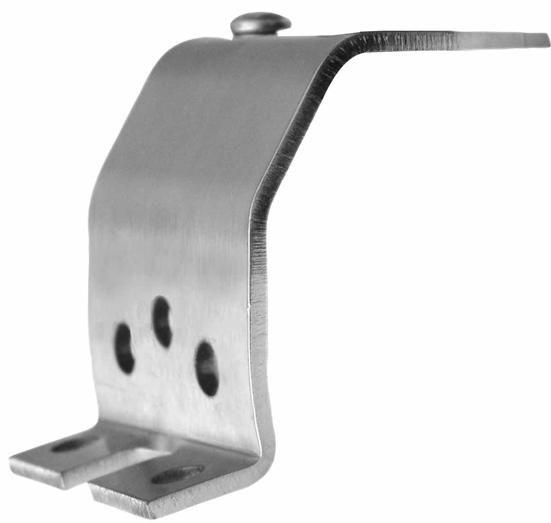 KALIBUR STAINLESS STEEL SHORT UNDER HOOD OR GROOVE ANTENNA MOUNT - WITHOUT STUD