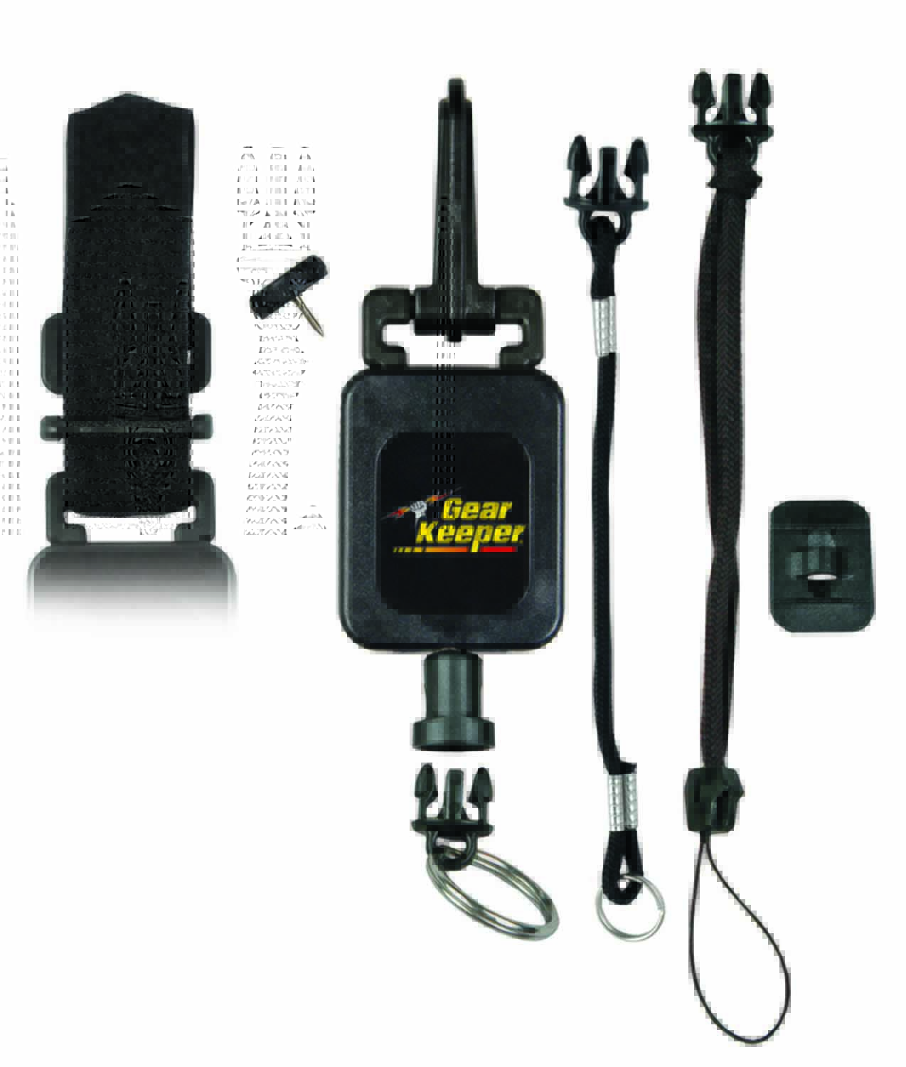 GEAR KEEPER - MH7 DELUXE GEAR TETHER FOR GPS UNITS, CAMERAS, RADIOS AND OTHER GEAR UP TO 9OZ, WITH 3 ATTACHMENTS & MOUNTING OPTIONS