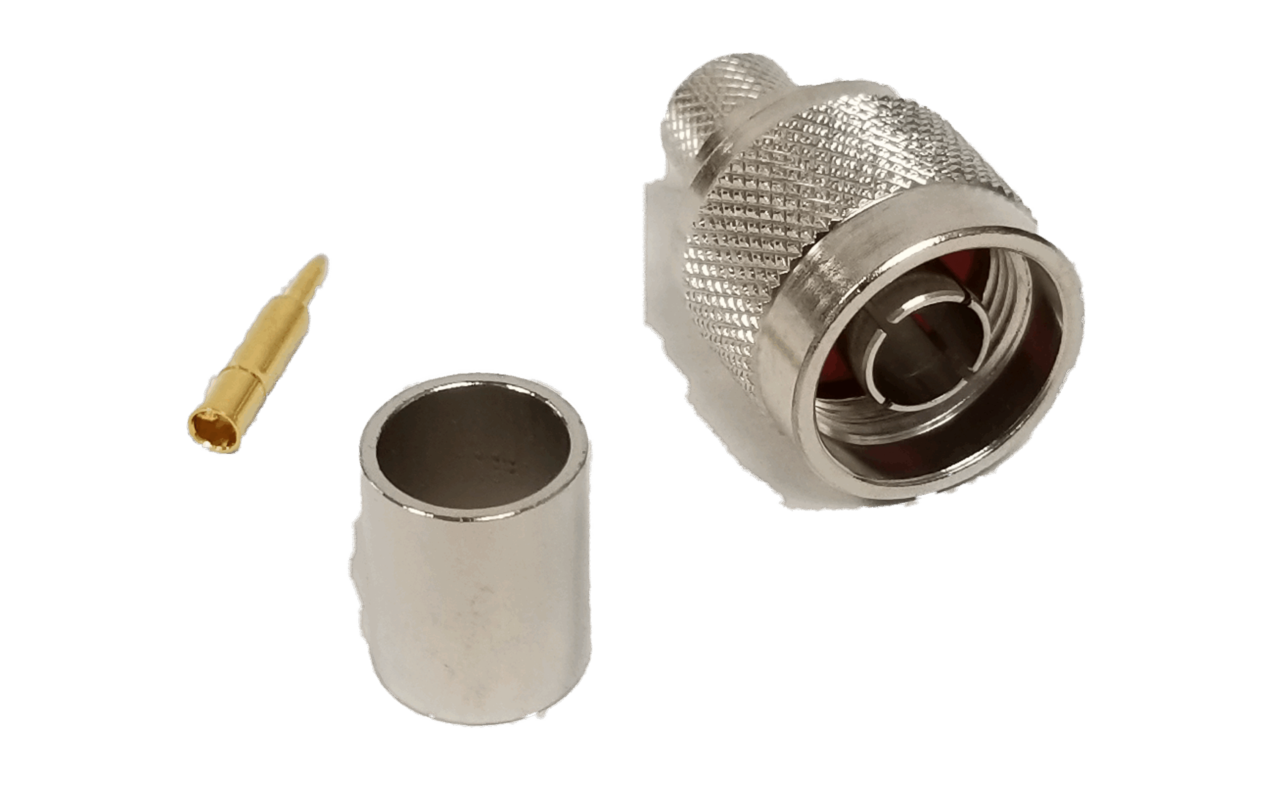 MALE N CONNECTOR FOR 9913 BELDEN COAX