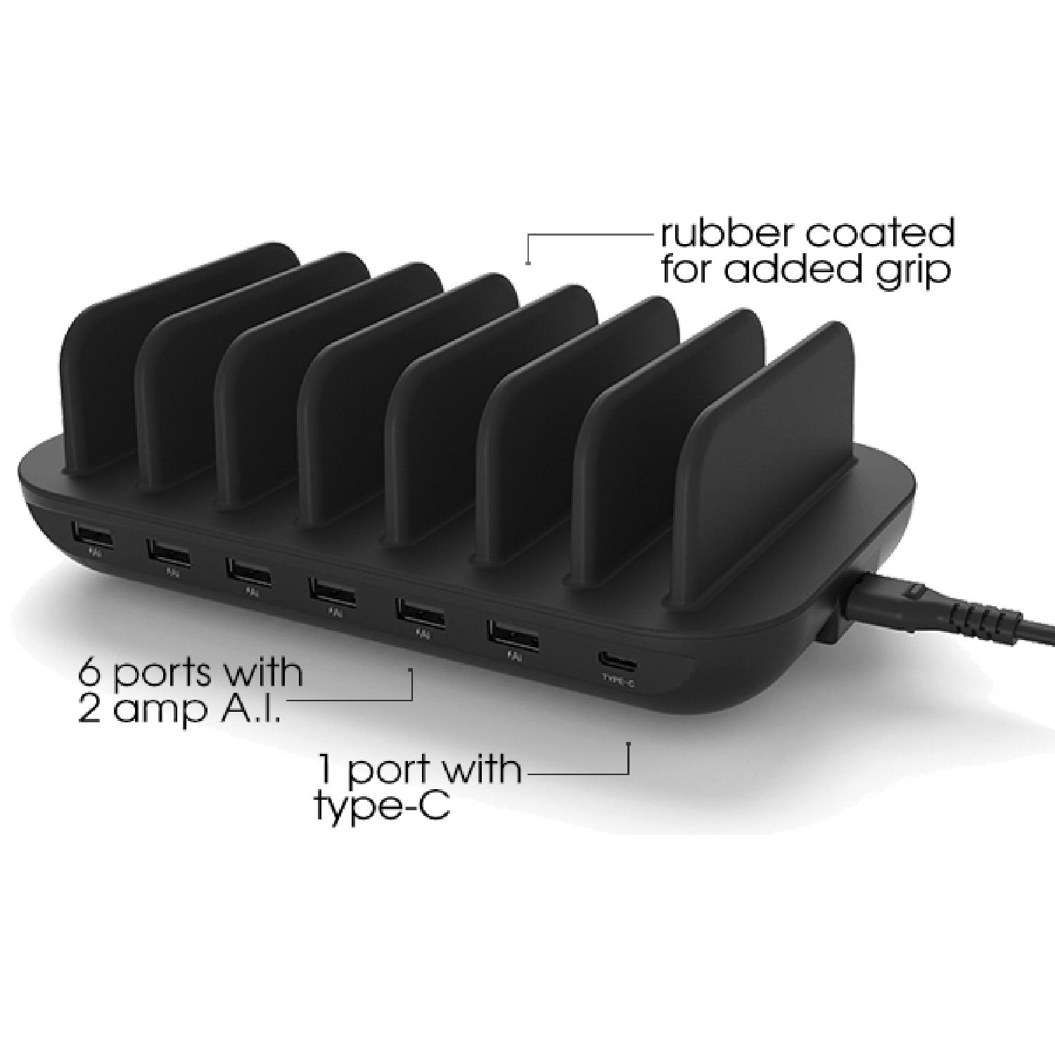 KLEIN - 6 UNIT GANG CHARGER FOR POCKET+ RADIO'S