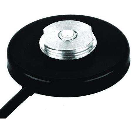 PCTEL/MAXRAD ? BGMPL BLACK 2-3/8 INCH ROUND MAGNETIC MOUNT WITH 12 FOOT RG-58/U COAX AND LOOSE CRIMP ON MINI-UHF CONNECTOR