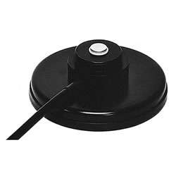 PCTEL/MAXRAD ? RBGPL BLACK 3-1/4 INCH ROUND MAGNETIC MOUNT WITH RUBBER BOOT, 12 FOOT RG-58/U COAX, AND LOOSE CRIMP ON MINI-UHF CONNECTOR