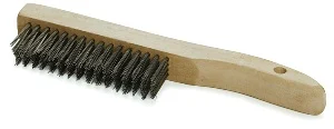 TITAN TOOLS - 41228 STAINLESS STEEL SHOE HORN WIRE BRUSH