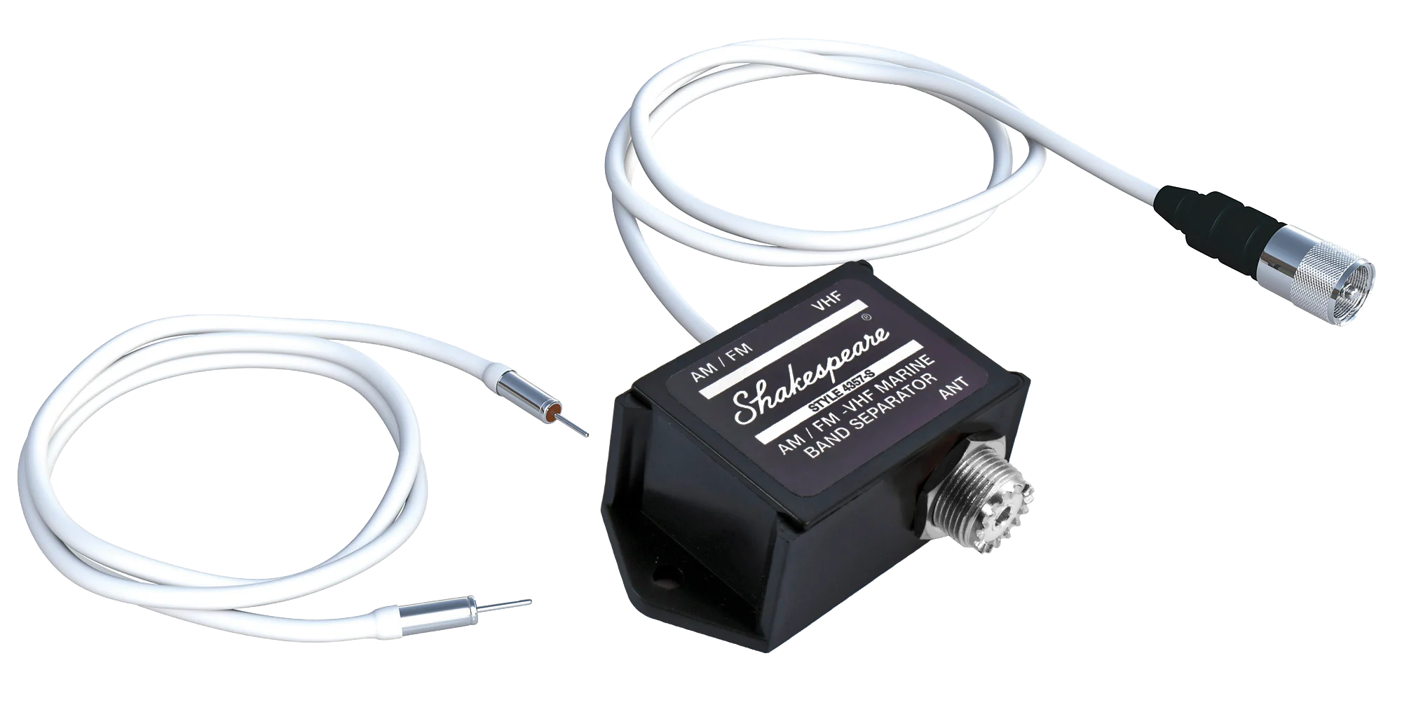 SHAKESPEARE - 4357-S AM/FM/VHF BAND SEPARATOR FOR USE WITH VHF MARINE ANTENNAS