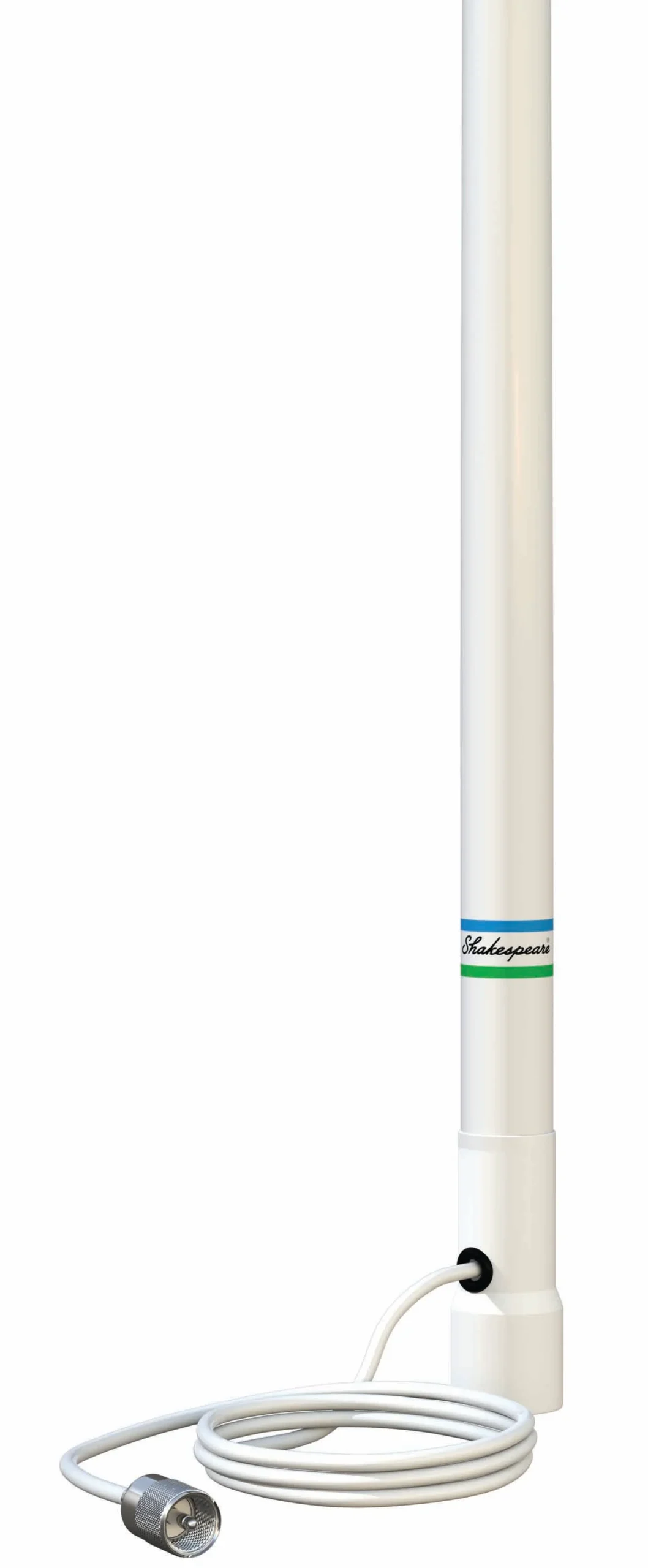 SHAKESPEARE - 5206N 8' VHF MARINE ANTENNA WITH 15' COAX CABLE & PL259 CONNECTOR