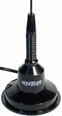 HUSTLER - RQM 42" BLACK MAGNETIC MOUNT CB ANTENNA WITH SPRING, 15' COAX CABLE