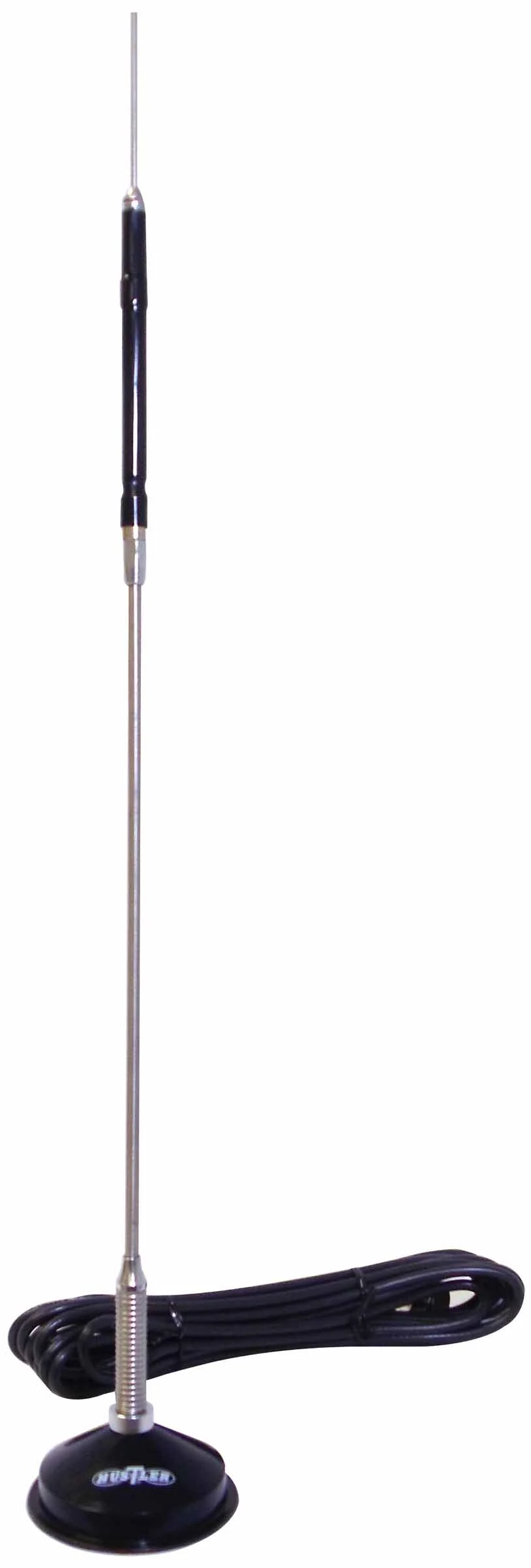 HUSTLER - RTM 25" CENTER LOAD MAGNETIC MOUNT CB ANTENNA WITH SPRING & 15' COAX