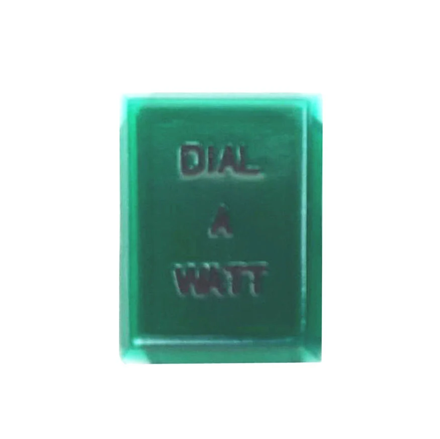 TEXAS STAR GREEN DIAL-A-WATT REPLACEMENT LENS COVER FOR DX350, DX350HDC, DX500, DX500V, DX667, DX667V