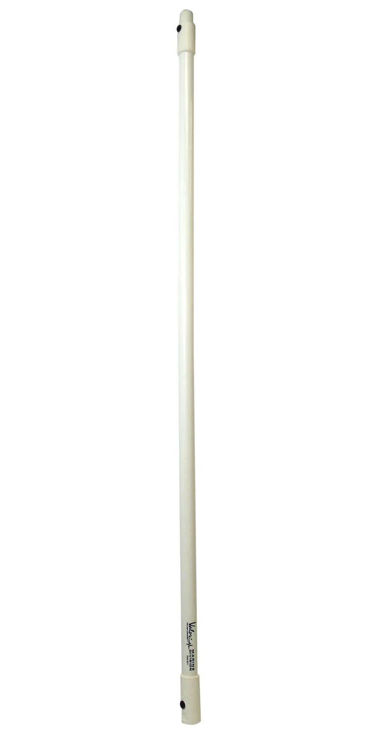 VALOR -  4' MEDIUM DUTY EXTENSION MAST FOR STANDARD THREAD (1/4" X 20") MARINE ANTENNAS