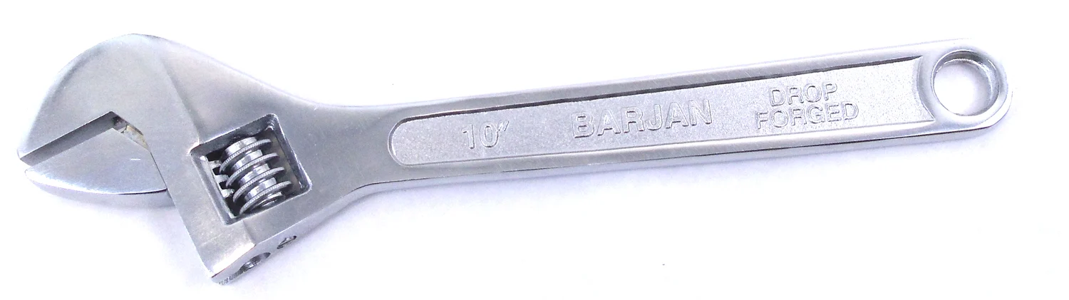 BARJAN DROP FORGED 10" CRESCENT WRENCH