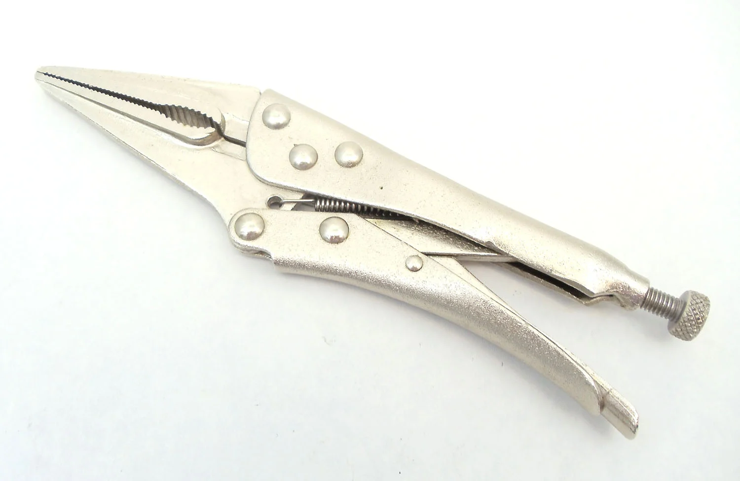 BARJAN - 6-3/4" NEEDLE-NOSE LOCKING PLIER