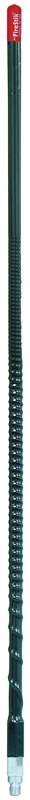FIRESTIK - KW6-B  6 FOOT HEAVY DUTY TRIM TO TUNE 600 WATT TOP LOADED FIBERGLASS 5/8 WAVE CB ANTENNA WITH 3/8"X24" THREADED BASE IN BLACK