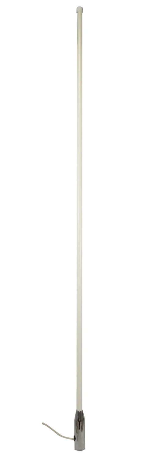 MAXRAD - 54" TALL 815-896 MHZ 100 WATT 5DB CELLULAR MARINE ANTENNA WITH 12' WHITE RG8X COAX CABLE & LOOSE MINI UHF CONNECTOR, REQUIRES STANDARD MARINE MOUNT