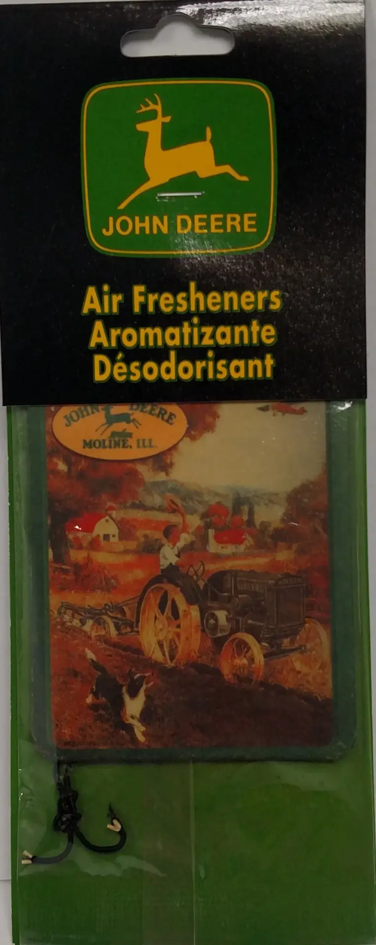 JOHN DEERE FARM SCENE AIR FRESHENER