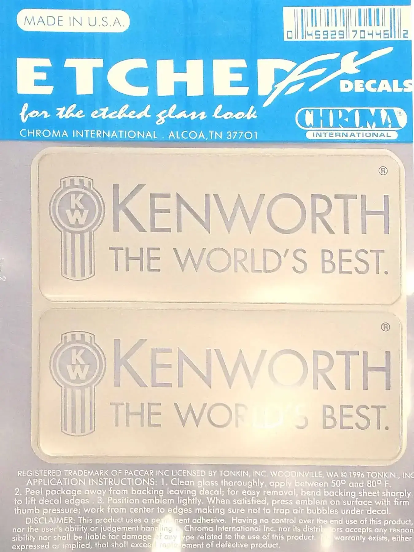 ETCHED FX KENWORTH