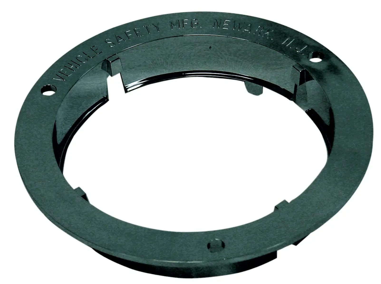 4"  BLACK LOCKING FLANGE  - CARDED