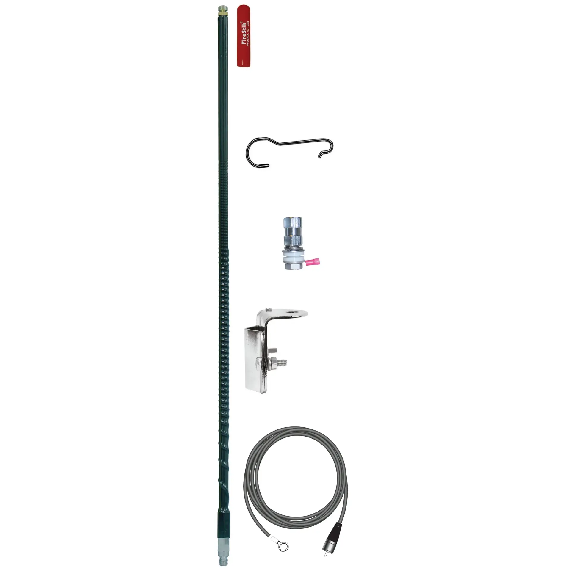 Firestik FG3648 3' No Ground Plane CB Mirror Mount Antenna Kit