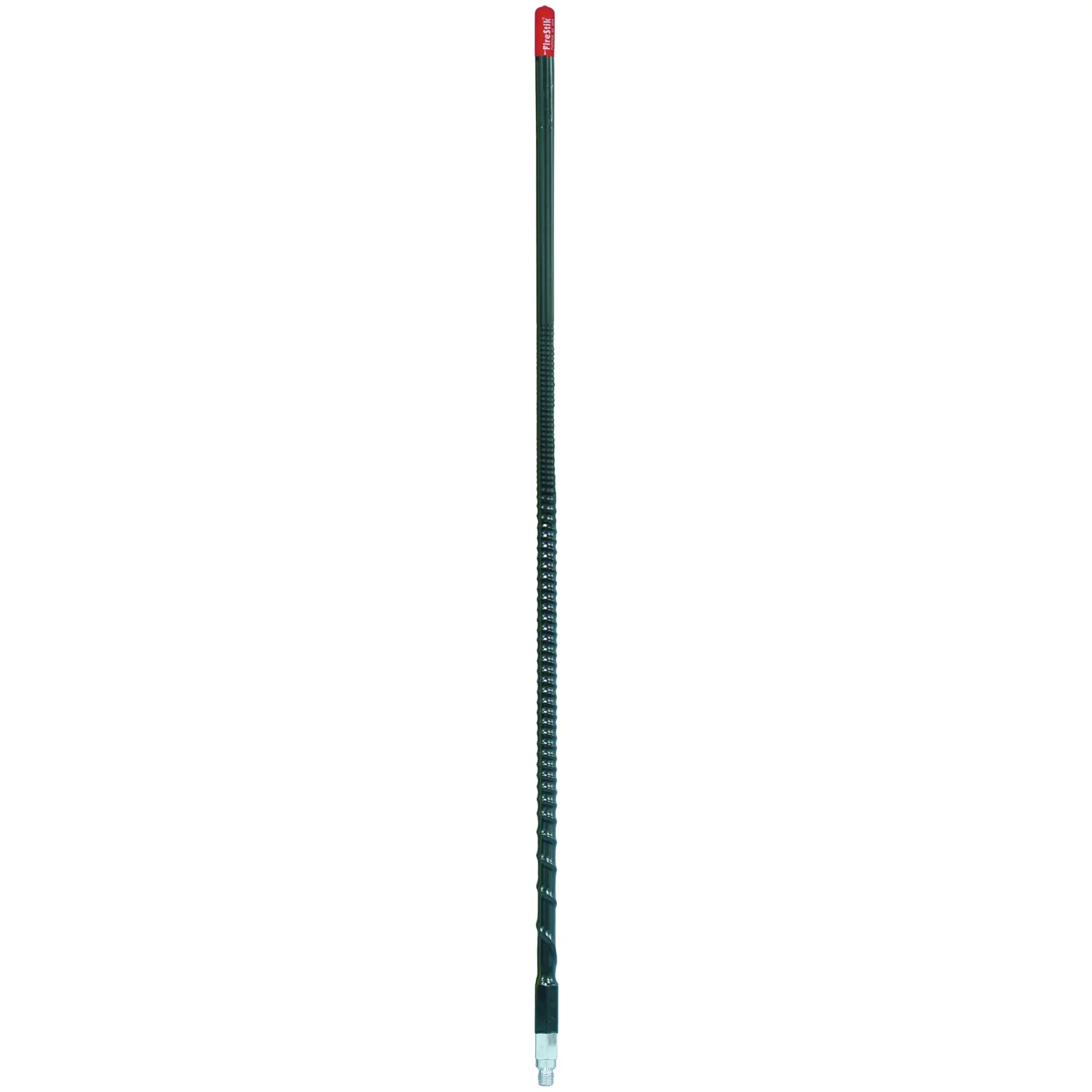 FIRESTIK KW3 3-foot heavy-duty, 500-watt, top-loaded fiberglass CB antenna with a 3/8"x24" threaded base.